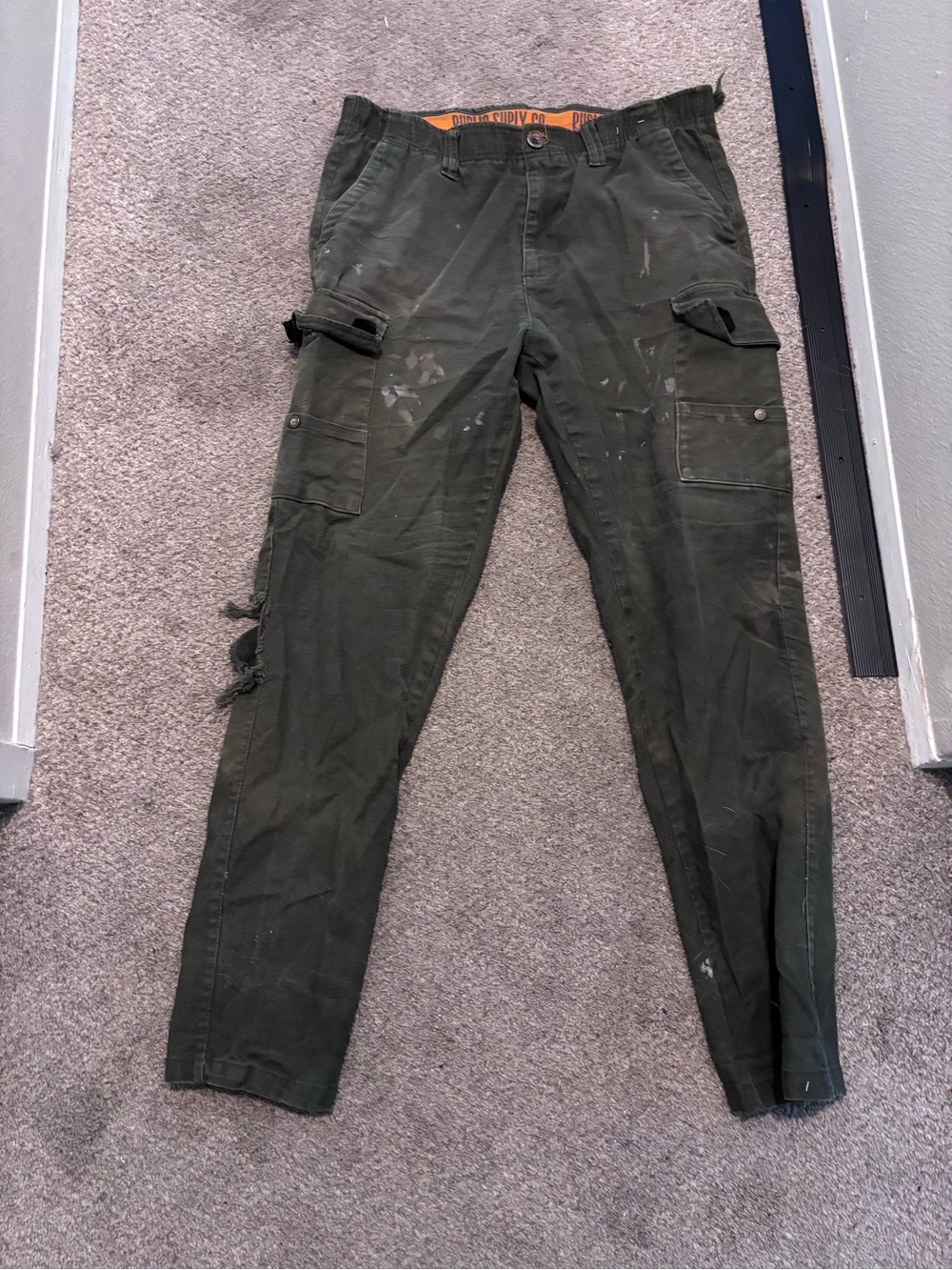 Men's Olive Green Cargo Pants